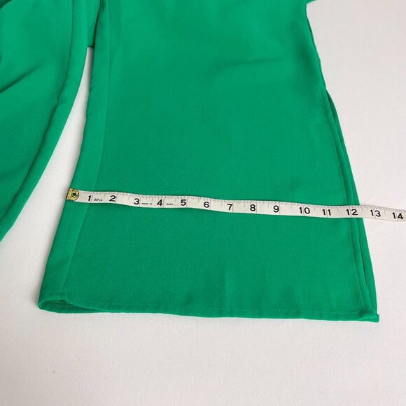 *Lilly Pulitzer Danni Bow Shoulder Cropped Ankle Slit Jumpsuit Size 10 - Picture 12 of 14